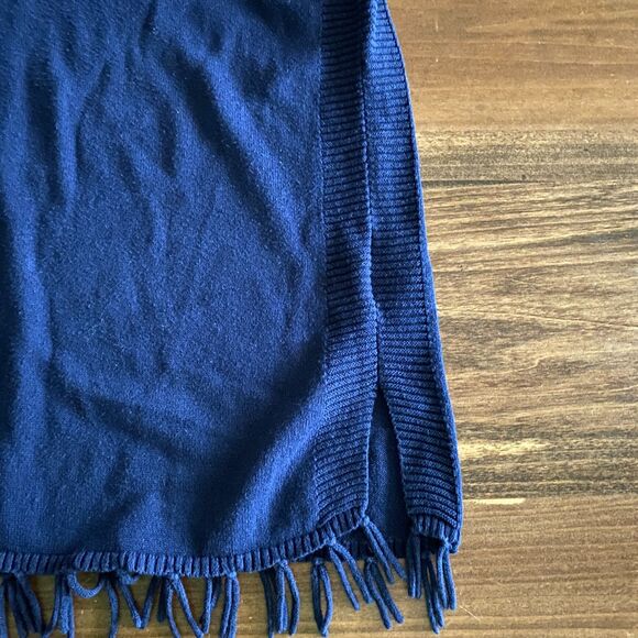 Lilly Pulitzer Navy Fringe Sweater Girls' XL (12/14) - Picture 6 of 10